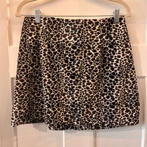 A. Byer Animal Print Mini Skirt
